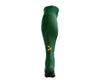 Ultra Sock - Bottle Green and Gold - Back